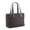 Image 2 : Chanel Travel Line Tote Nylon Small Black, Brown