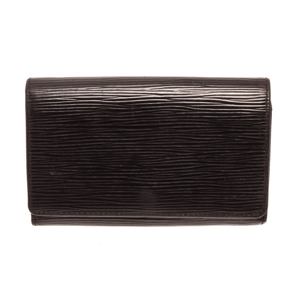 Louis Vuitton Black Porte Monnaie Wallet