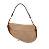 Image 2 : Christian Dior Beige Canvas Saddle Shoulder Bag