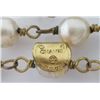 Image 4 : Chanel Gold-tone Metal CC Medallion Faux Pearl Long Chain Necklace