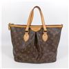 Image 1 : Louis Vuitton Brown Monogram Canvas Leather Palermo PM Shoulder Bag