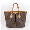 Image 6 : Louis Vuitton Brown Monogram Canvas Leather Palermo PM Shoulder Bag