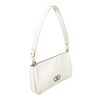 Image 2 : Salvatore Ferragamo White Leather Gancini Pochette Shoulder Bag