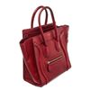 Image 2 : Celine Red Leather Micro Luggage Tote Bag