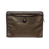 Image 1 : Celine Vintage Black Monogram Canvas Leather Macadam Porto Briefcase