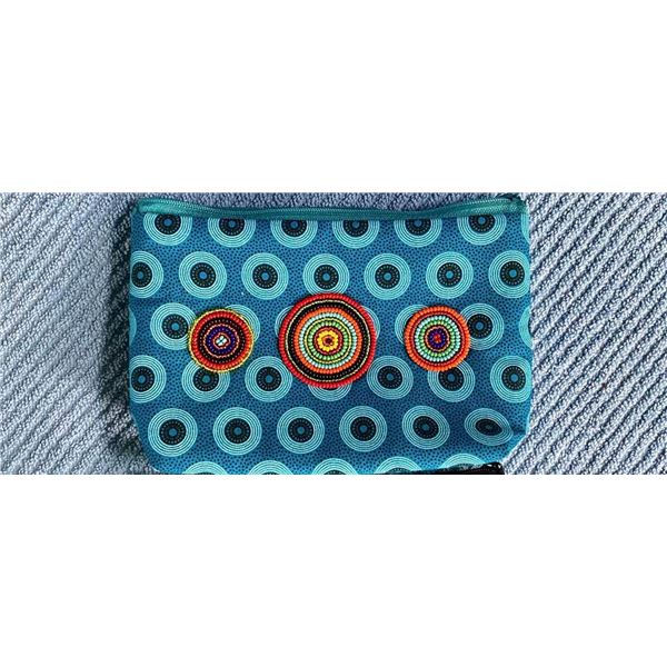 HAND BEADED SOUTH AFRICAN MAKEUP BAG