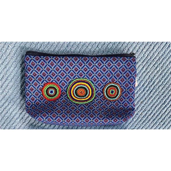 HAND BEADED SOUTH AFRICAN MAKEUP BAG