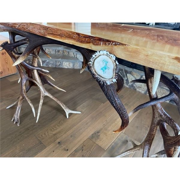 ELK ANTLER SOFA TABLE