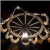 Image 1 : WAGON WHEEL CHANDELIER