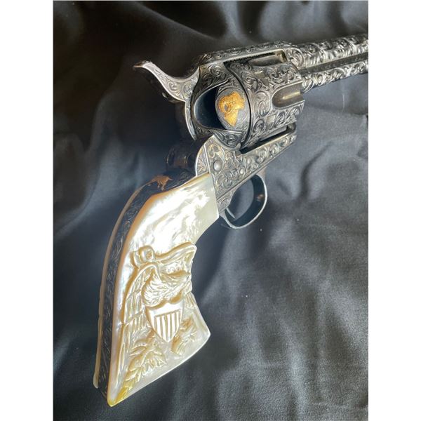 ENGRAVED COLT FIRST GEN SAA - WITH GOLD INLAYS