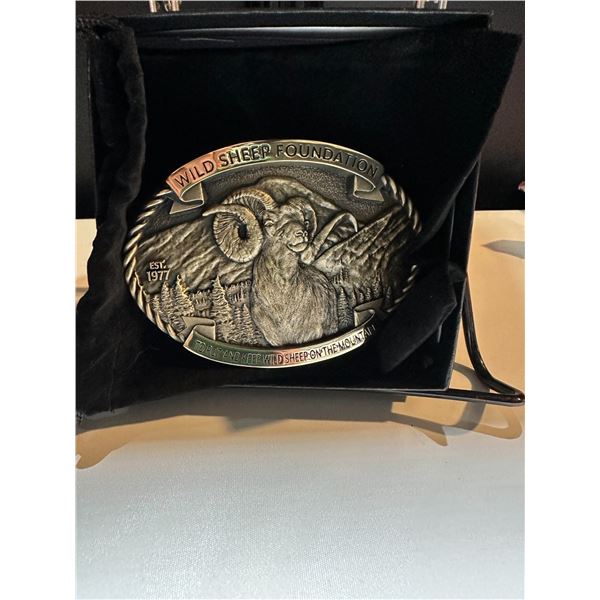 WSF Bronze Belt Buckle