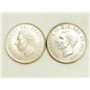 Image 2 : Canada 1939 and 1949 Silver Dollars