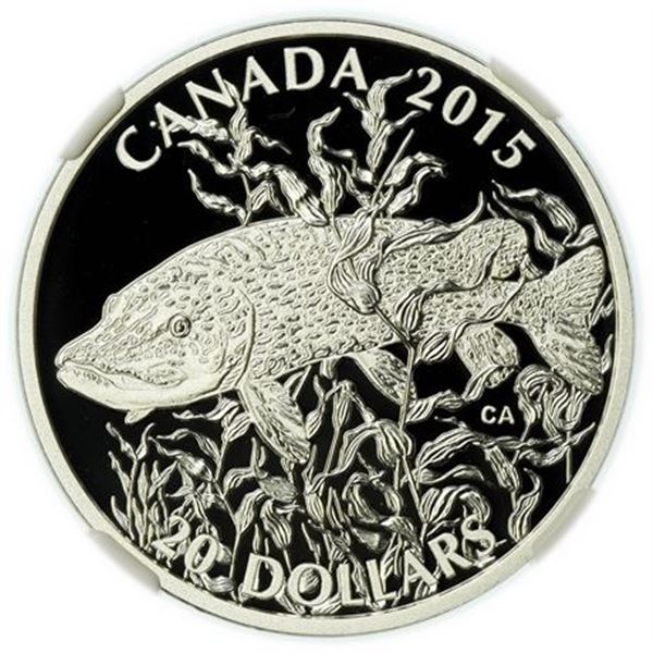 Canada 2015 Northern Pike NGC PF-70 UCAM