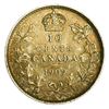 Image 2 : Canada KM#10 1909 Ten Cents Victorian Leaves