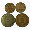 Image 2 : Canada New Foundland & New Brunswick 4 Coins