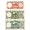 Image 2 : China 1936 Central Bank of China 3 Notes 1,5,10