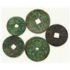 Image 1 : China Lot of 5 Large Cash Coins
