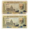 Image 1 : France P#133a Pair of 1954 500 Francs