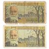 Image 2 : France P#133a Pair of 1954 500 Francs