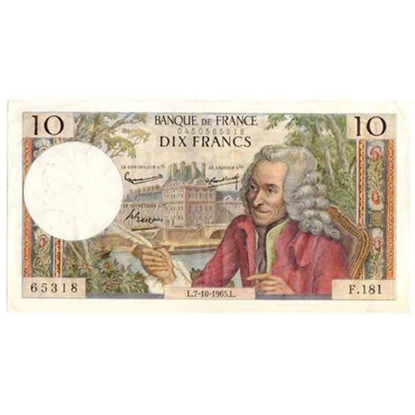France P#147 1965 Ten Francs