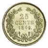 Image 2 : Netherlands KM#76 1849 25 Cents