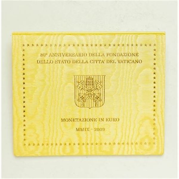 Vatican City 2009 Eight Coin Mint Set
