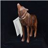Image 2 : EarthView Desert Ironwood Howling Wolf Sculpture