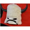 Image 2 : Hopi Leather and Rabbit Fur Buffalo Mask