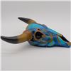 Image 3 : Southwestern Hand Painted Composition Cow Skull