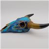Image 4 : Southwestern Hand Painted Composition Cow Skull