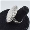 Image 2 : Hammered Sterling Silver Ring, Size 7