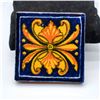 Image 6 : 6 Mexican Glazed Pottery Tile Magnets