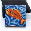Image 8 : 6 Mexican Glazed Pottery Tile Magnets