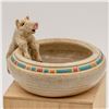 Image 2 : Hand Crafted Stoneware Pottery Pig Bowl