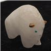 Image 2 : Zuni White Quartz Buffalo Fetish by Lynn Quam