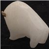 Image 5 : Zuni White Quartz Buffalo Fetish by Lynn Quam