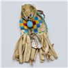 Image 1 : Eastern Woodlands Quilled & Beaded Leather Pouch