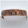 Image 1 : Navajo Copper Storyteller Cuff Bracelet, Becenti