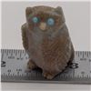 Image 4 : Zuni Picasso Marble Owl Fetish by Michael Laweka