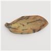 Image 1 : Zuni Dendritic Jasper Leaf Bead by B. Laselute