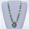 Image 1 : Sterling Turquoise Pendant Necklace