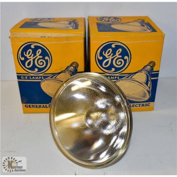 PAIR OF ORIGINAL PACKAGING GENERAL ELECTRIC LAMPS