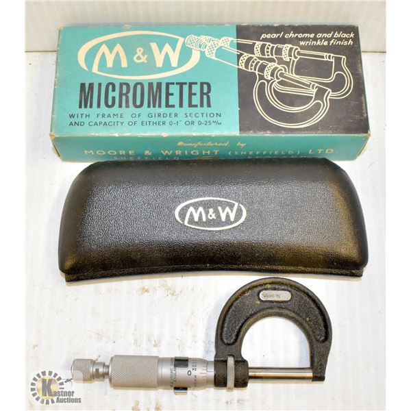 VINTAGE M & W MICROMETER