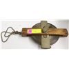 Image 1 : ANTIQUE 100' MEASURING TAPE PATENTED AUG 18, 1903