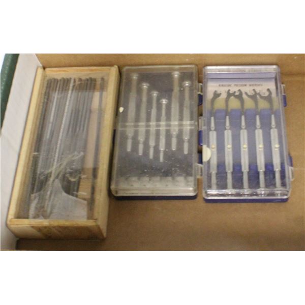 FLAT OF MICRO TOOLS INCLUDING MICRO FILES, MICRO