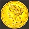 Image 1 : 1904 $5 Gold Half Eagle UNCIRCULATED