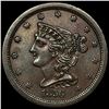 1856 Braided Hair Half Cent CLOSELY UNCIRCULATED