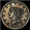 1854 Braided Hair Half Cent UNCIRCULATED