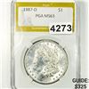 1887-O Morgan Silver Dollar PGA - MS63