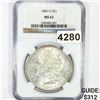 1880-O Morgan Silver Dollar NGC - MS62